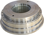 Oil cylinder flange